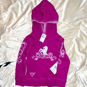 Toddler Hooded Cowgirl Shirt
